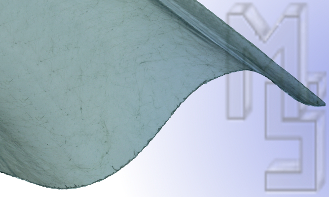 Polyester Wellplatte, Natur, 177/51 Sinus P5