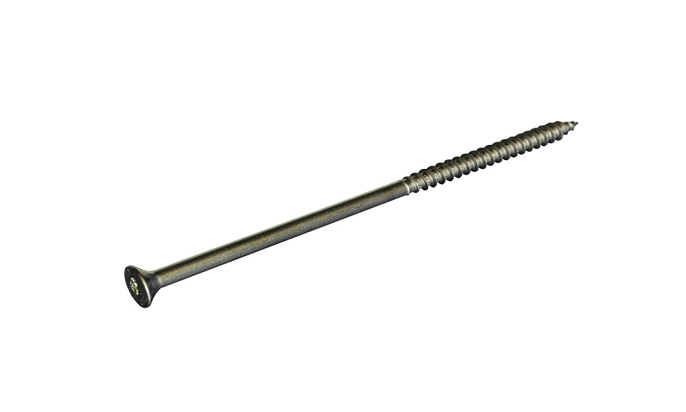Sparrenschraube, 8x180 mm, V2A, verstärkter Kopf, Teilgewinde, TX40