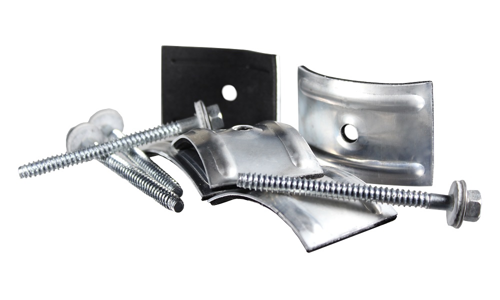 50 Stück VA Schrauben 6,3 x 75 für Metall-UK + Kalotten aus Alu Sinus 177/51