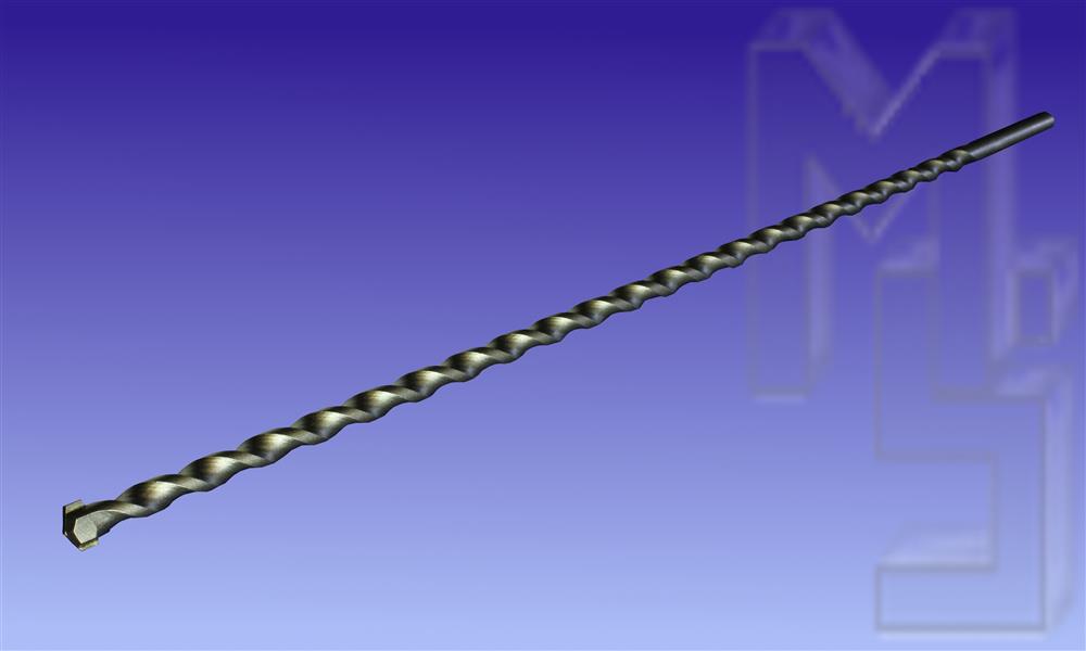 Betonbohrer, 10x400, für Bohrfutter