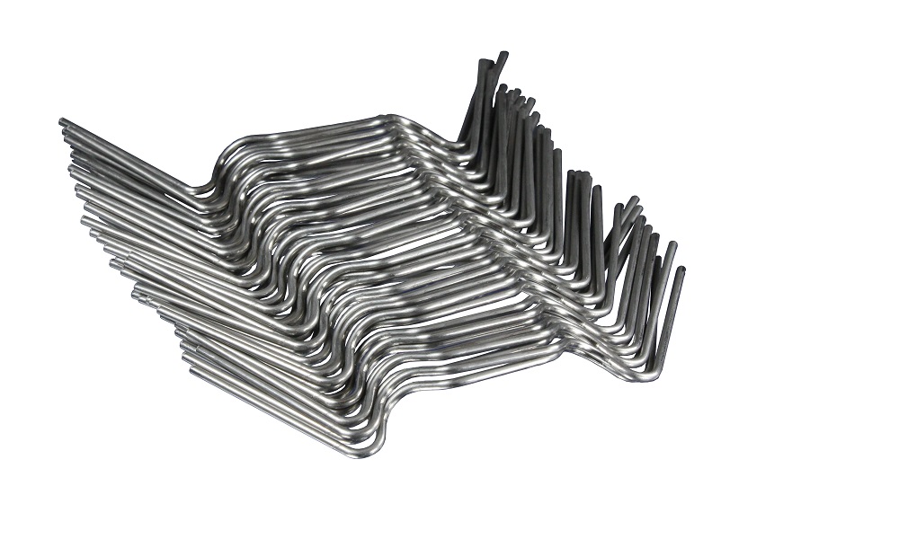 Gewächshausklammern, 50 Stück je Beutel, Edelstahl VA, 1,6 mm stark, 95 mm x 30 mm