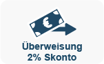 Banküberweisung als Vorabzahlung