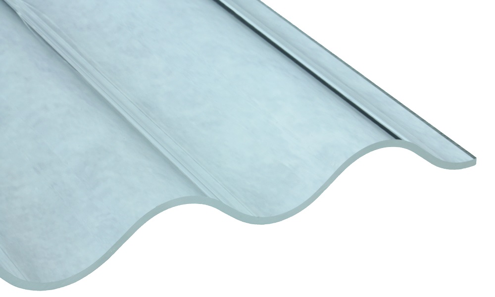 Acryl Wellplatte, Glasklar Glatt 3 mm, 76/18 Sinus