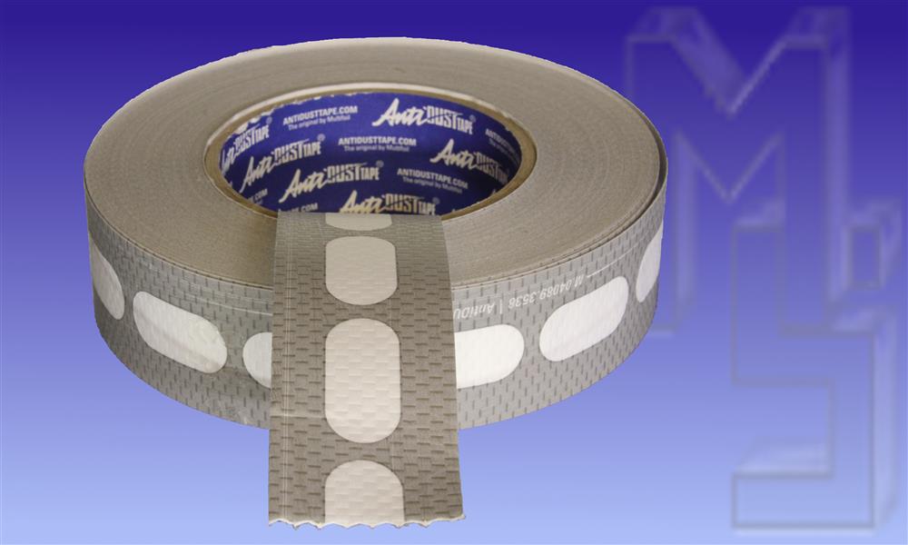 Für 4-16 mm Stegplatten: Antidust Klebeband ca. 38 mm breit