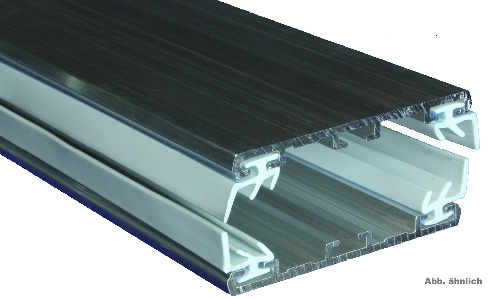 Durchschraubprofil, Alu/Alu, Pressblank