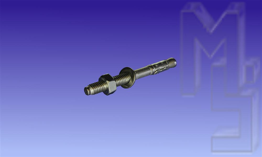 Betonanker / Bolzenanker, 10x90 mm, V4A, inkl. Mutter und U-Scheibe