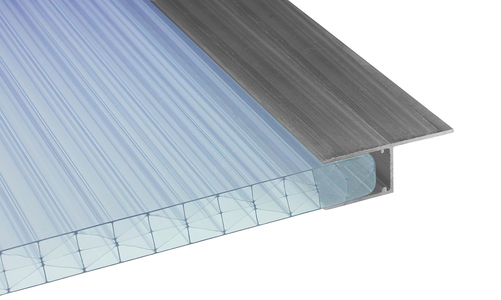 U Profil Befestigungslasche längs (h) für 16 mm Pressblank, Alu