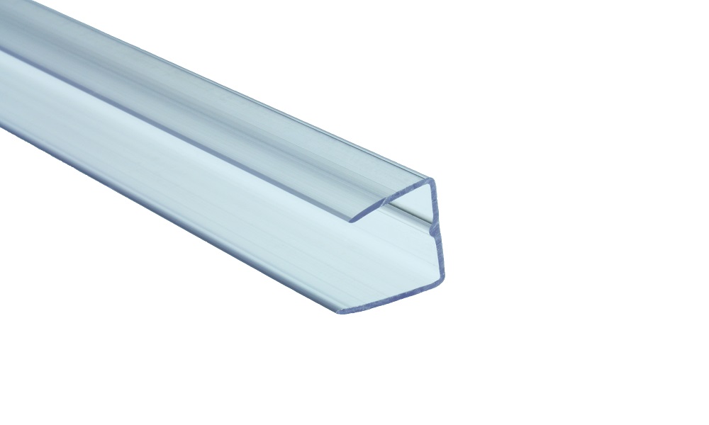Abschlußprofil aus Polycarbonat, Klar 16 mm