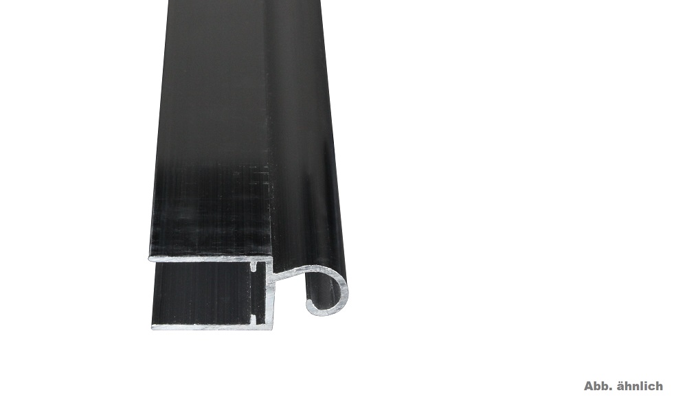 Scharnierprofil 16 mm Pressblank, Alu