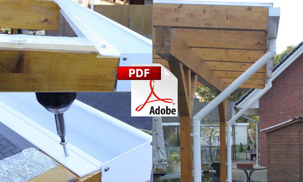 Montageanleitung Kasten-Regenrinne