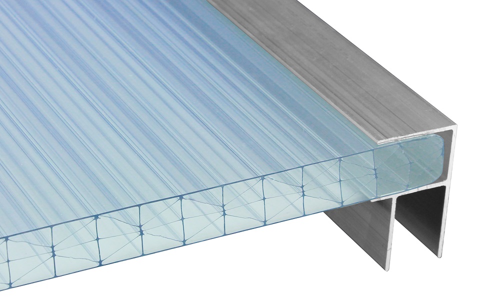 Eck-Profil für 16 mm Pressblank, Alu